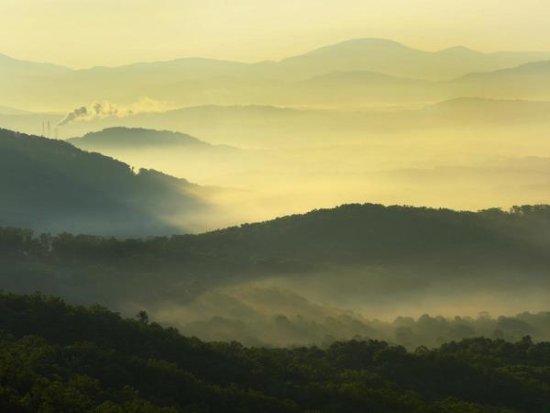 Appalachian Mountains from Doughton Park, Blue Ridge Parkway, North Carolina