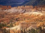 Landscape of Eroded Formations Called Hoodoos and Fins, Bryce Canyon National Park, Utah