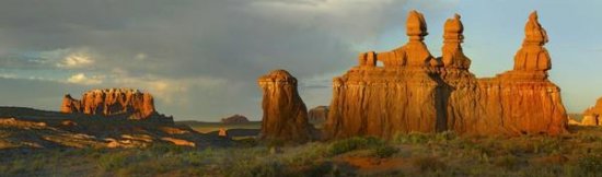 Sandstone Formations, Three Judges, Goblin Valley State Park, Utah