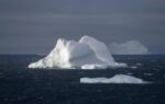 Icebergs in Open Ocean, Antarctica