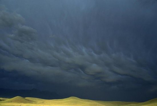 Storm Clouds over Hills, Grasslands National Park, Canada