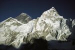 Mt Everest and Mt Nuptse Seen from Kala Pattar, Khumbu, Himalaya, Nepal