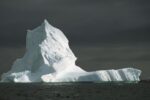 Grounded Iceberg with Storm Clouds, Pleneau Island, Antarctica