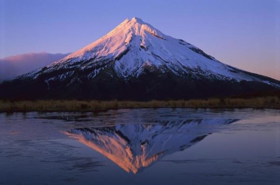 Winter Sunrise Over Mt. Taranaki, Egmont National Park, New Zealand