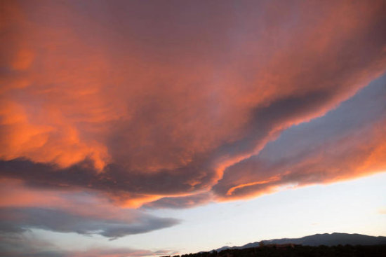 Storm at Sunset, North America