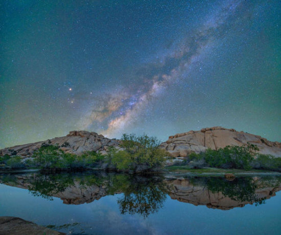 Milky Way, Barker Pond Trail, Joshua Tree National Park, California
