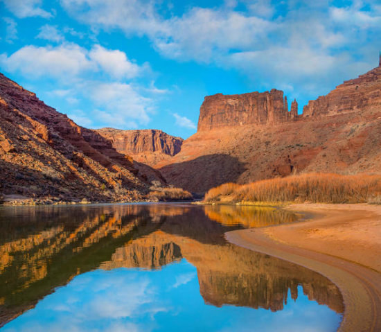 Mat Martin Point and the Colorado River, Arches National Park, Utah
