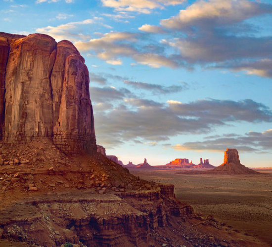 Buttes in Monument Valley Navajo Tribal Park, Utah