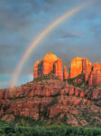 Rainbow over Cathedral Rock, Coconino National Forest, Arizona