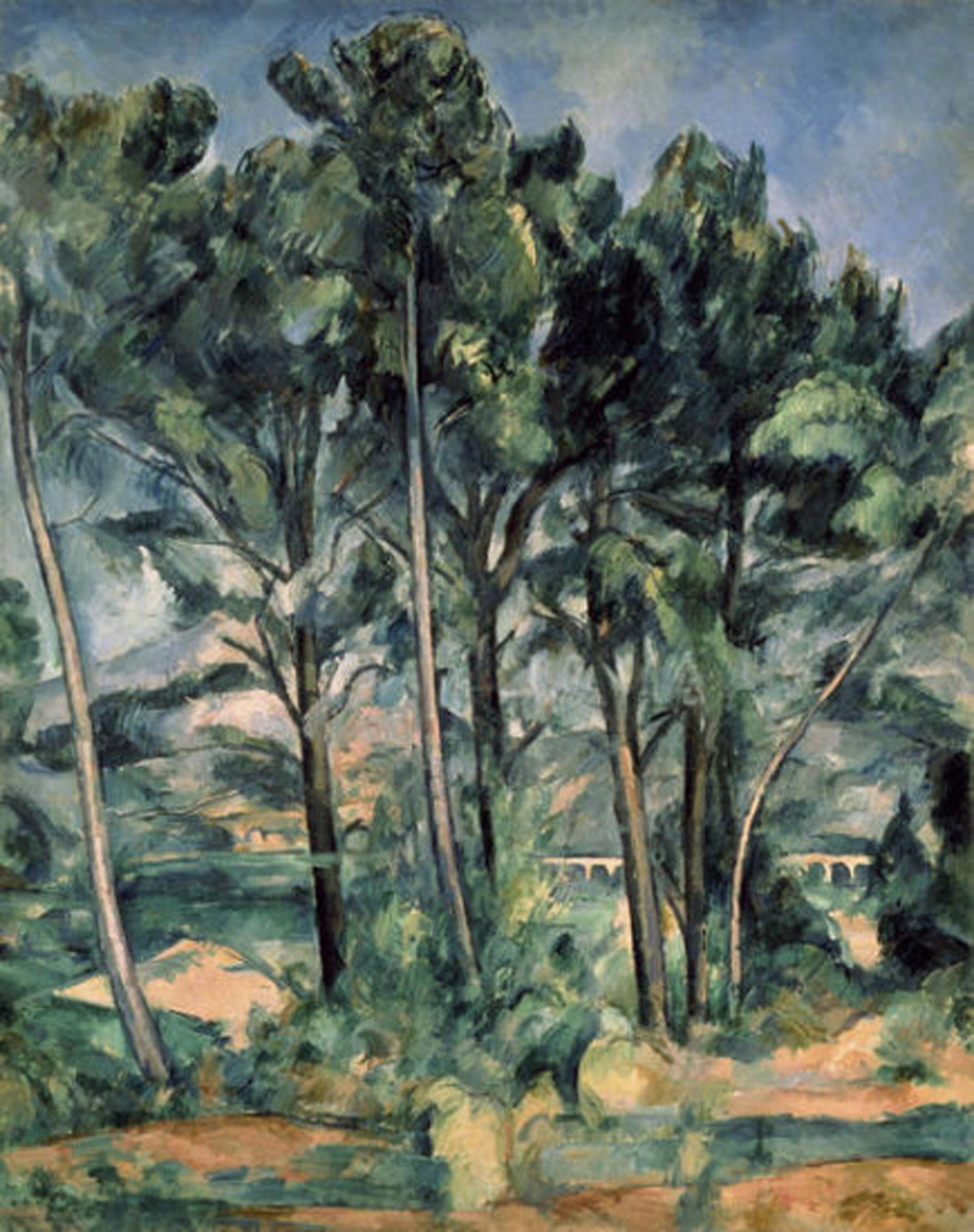 The Aqueduct (Montagne Sainte-Victoire Seen Through Trees), c. 1885-87