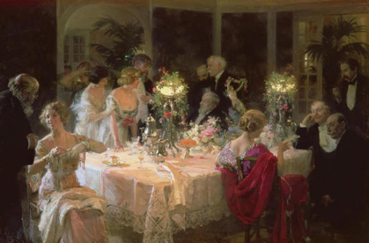 The End of Dinner, 1913