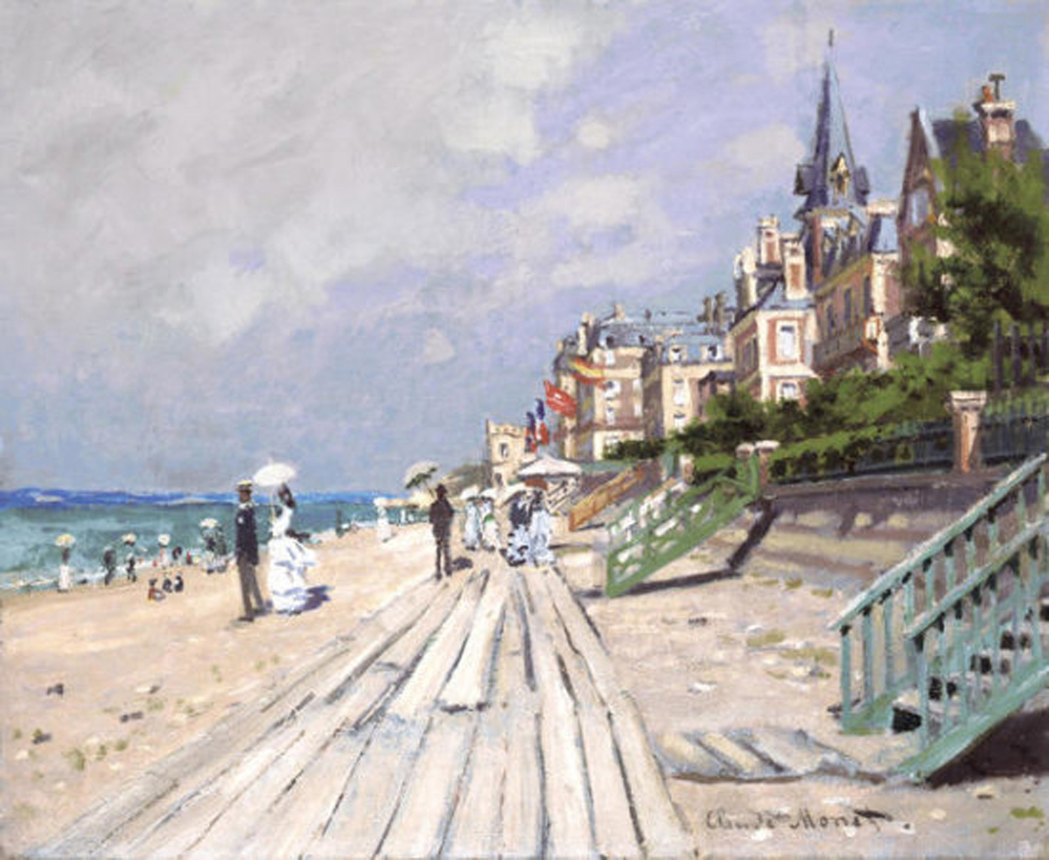 Beach At Trouville