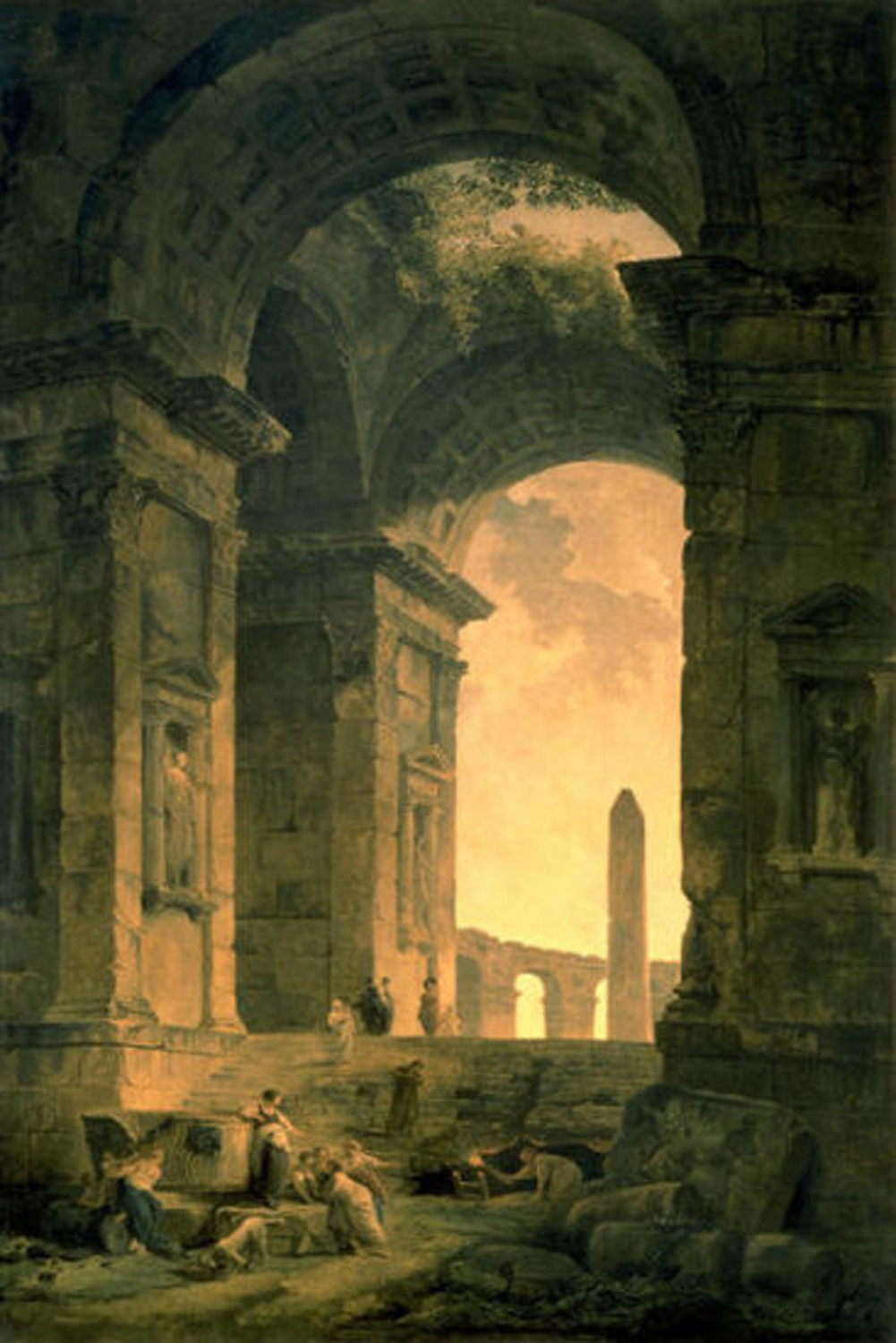 The Landscape with Obelisk