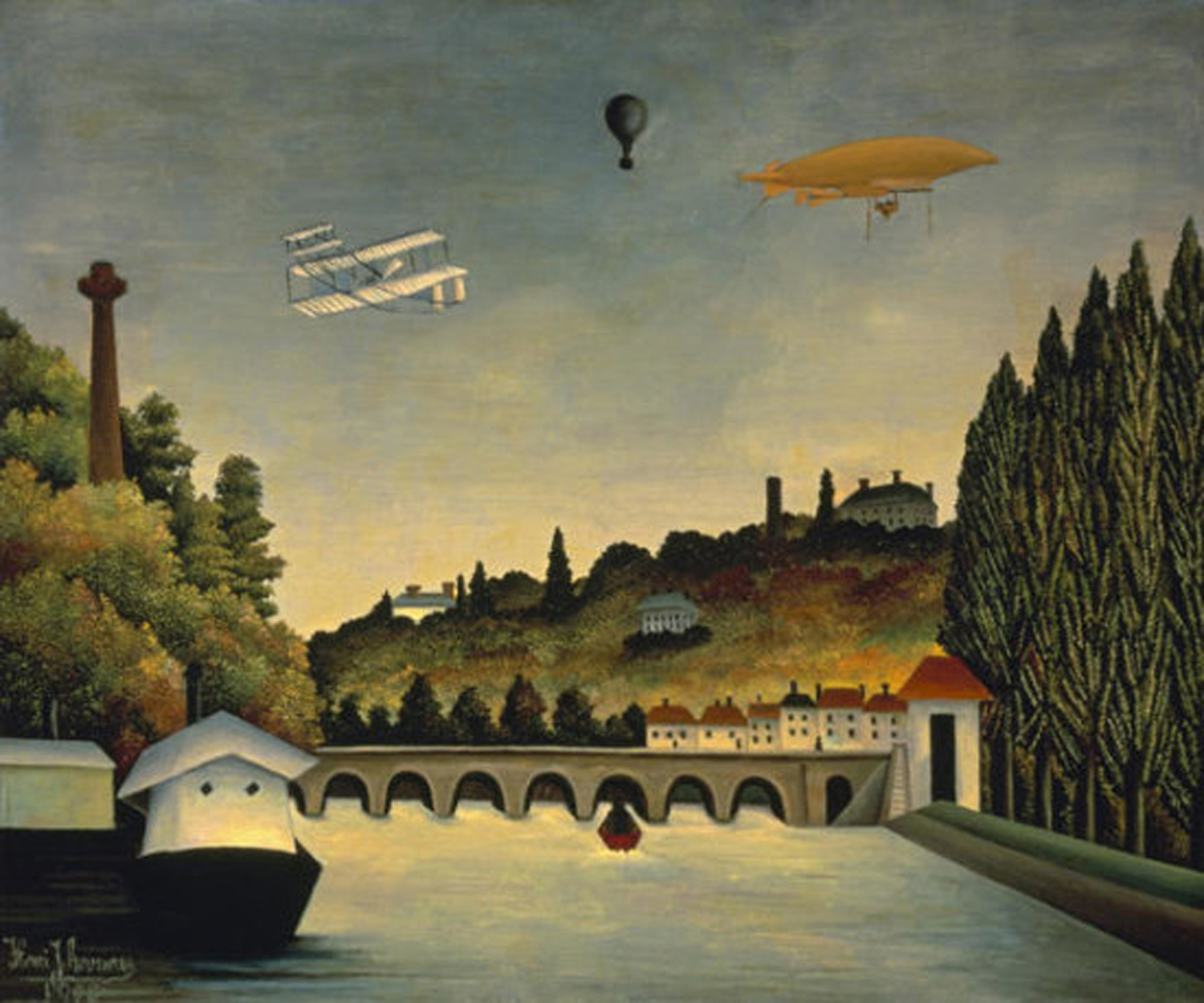View of the Bridge at Sevres and the Hills at Clam