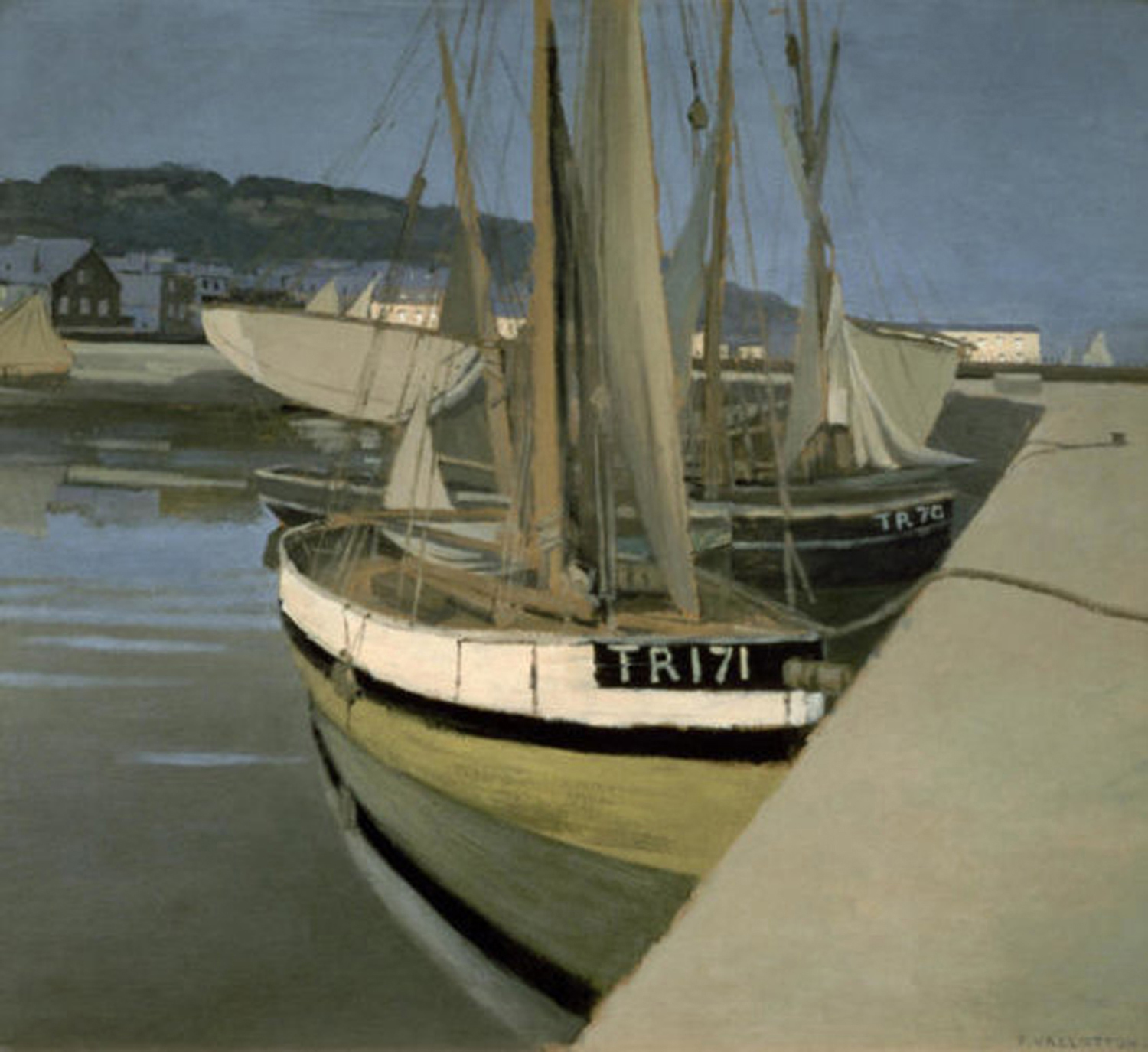 Sailboats in the Bay of Tregastel