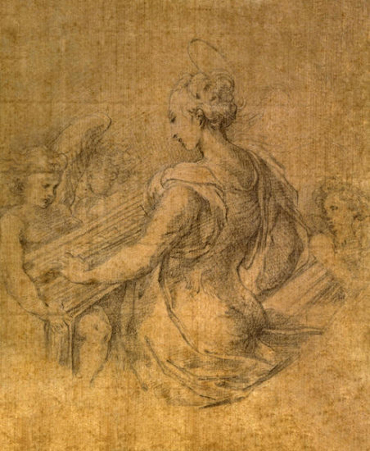 Lady with Angels