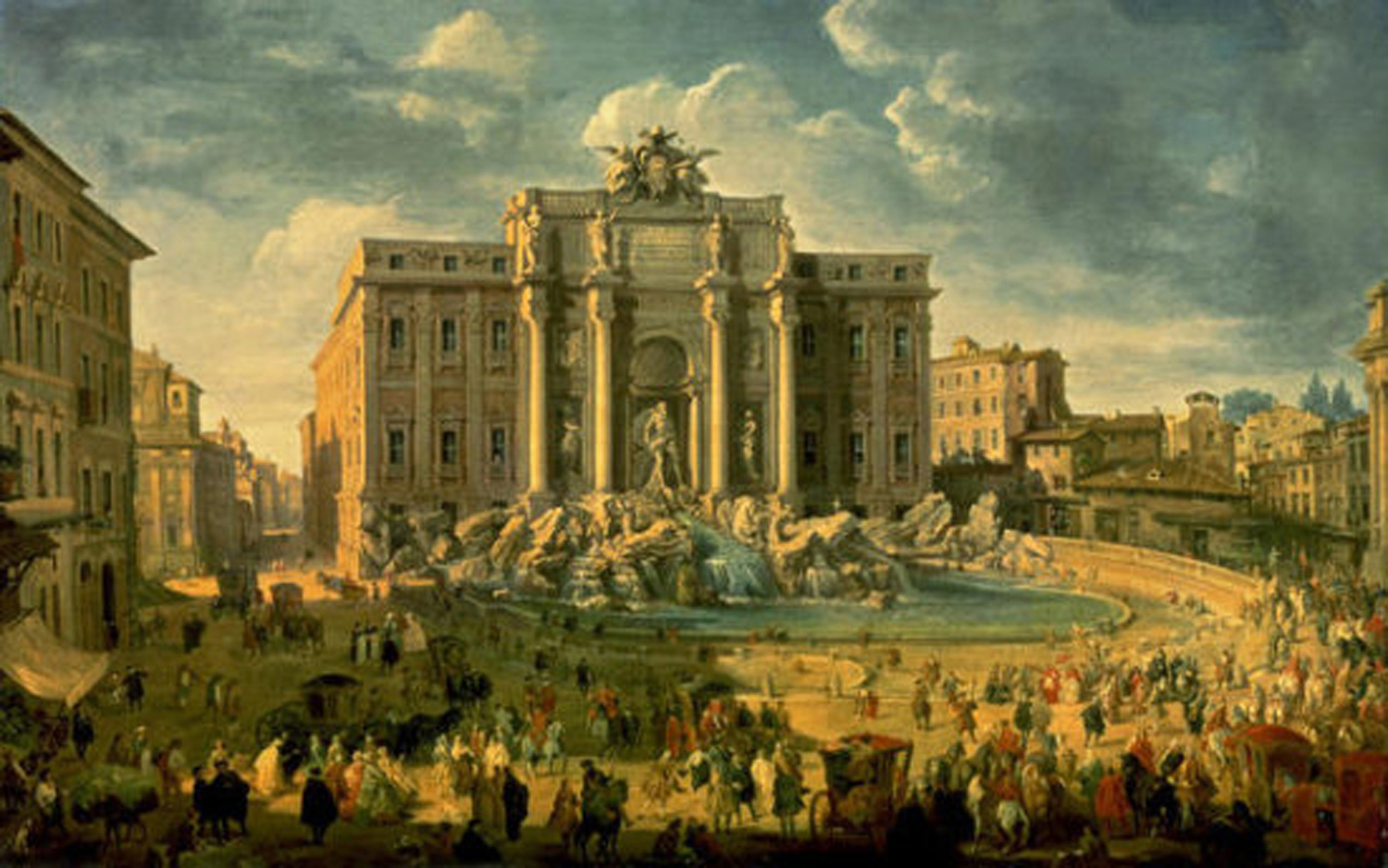 The Trevi Fountain in Rome