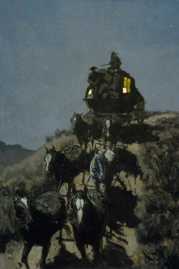 The Old Stage Coach of the Plains