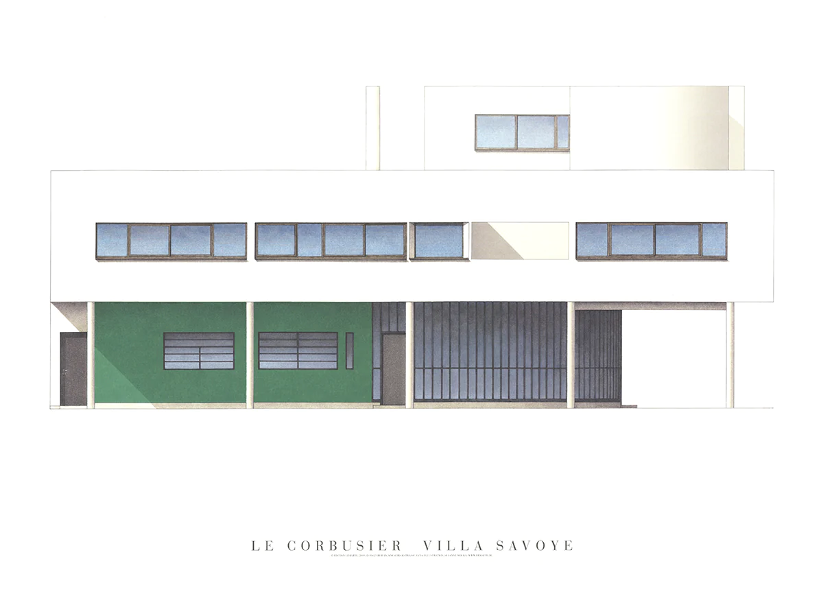 Villa Savoye, Nord-Est