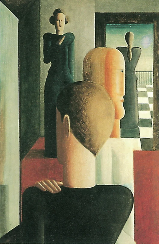 Romisches (Interior with Four Figures), 1925