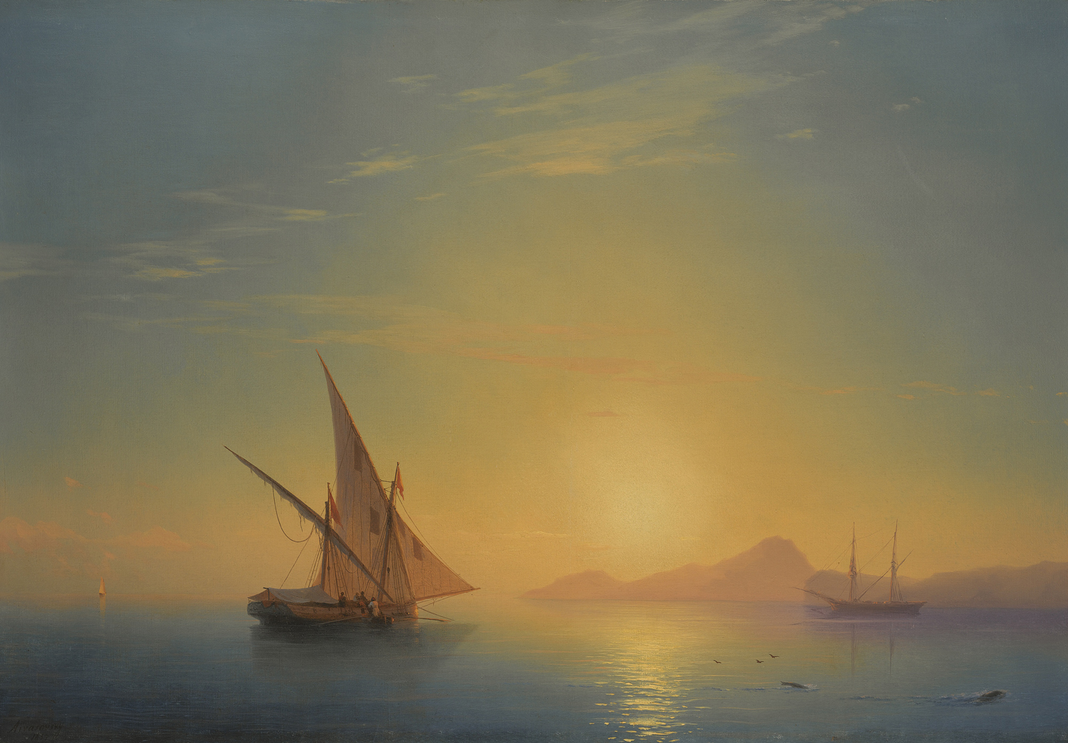 The Island of Ischia at Sunset, 1857