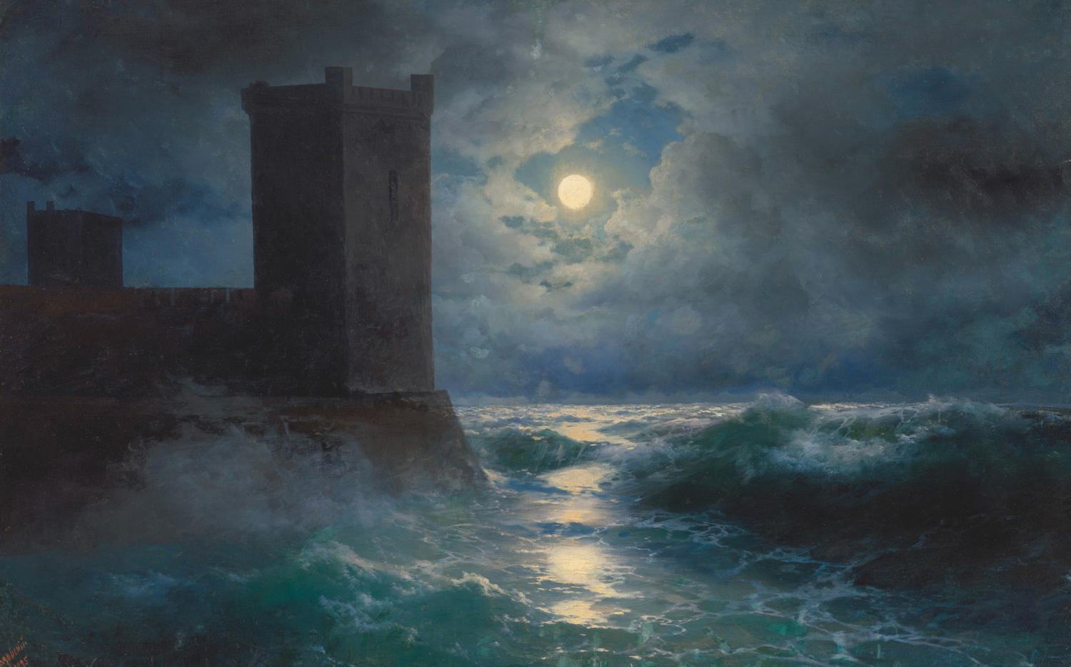Genoese Towers in the Black Sea, 1895