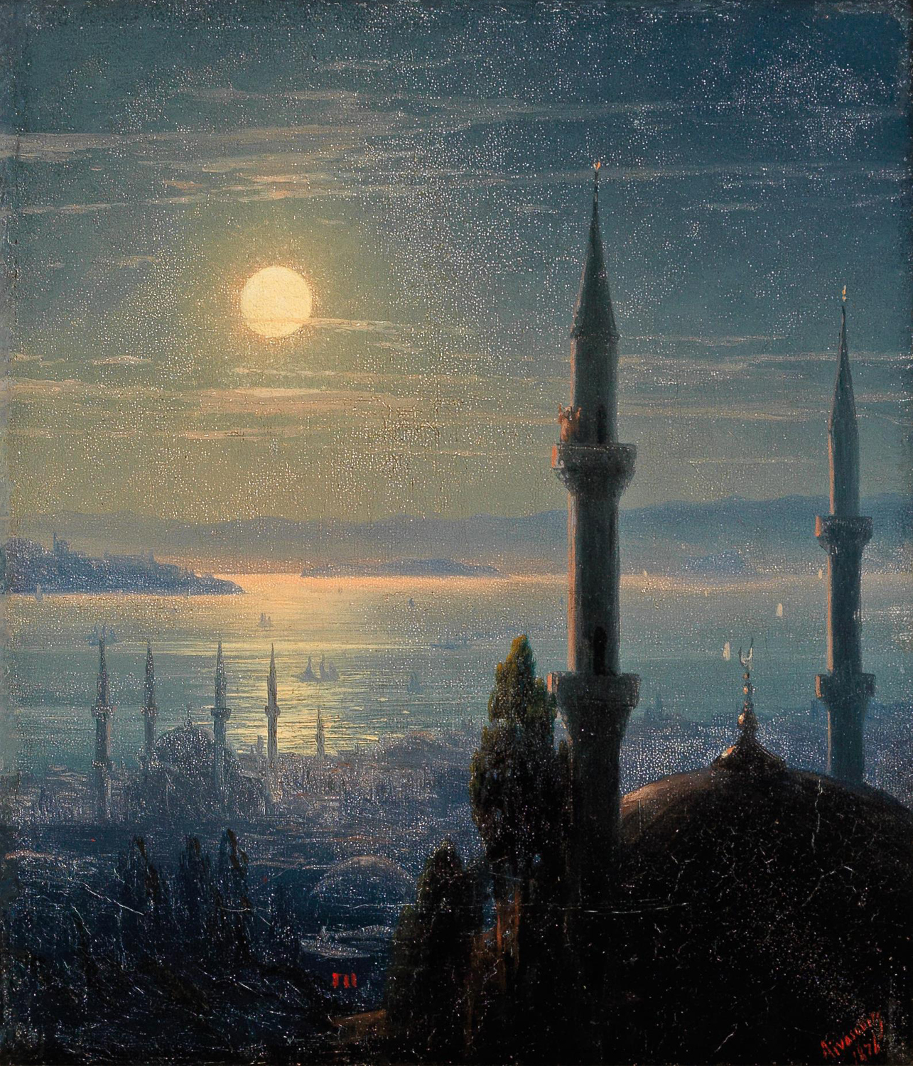 View of Constantinople, 1876