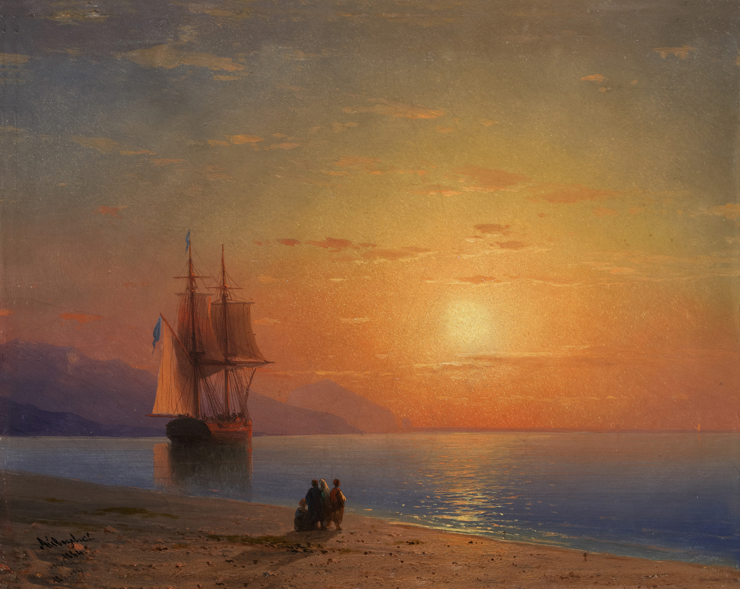 Sunset at Sea, 1864