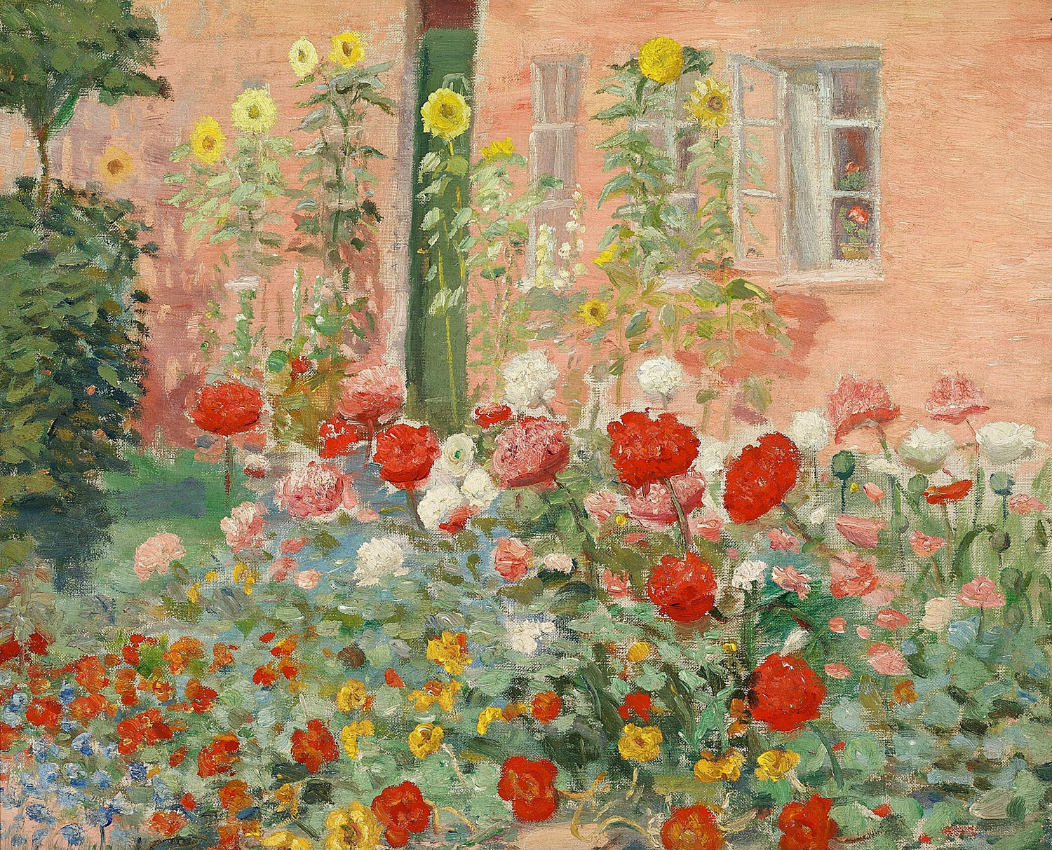Flowers in the Garden of the Ancher Family at Markvej in Skagen.