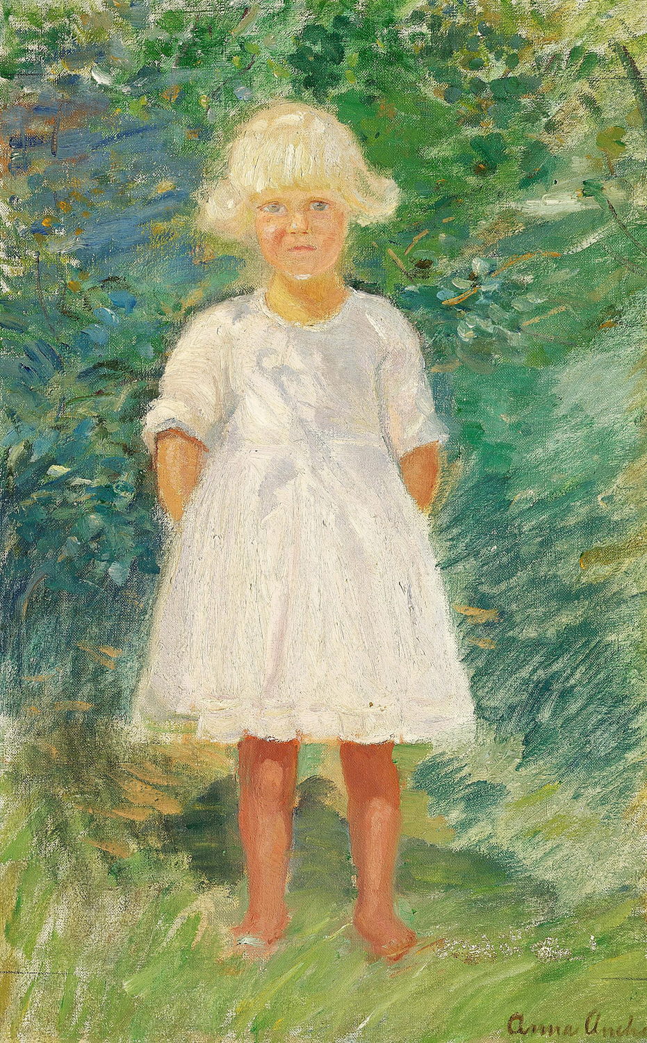 A Young Girl in the Garden, c. 1933