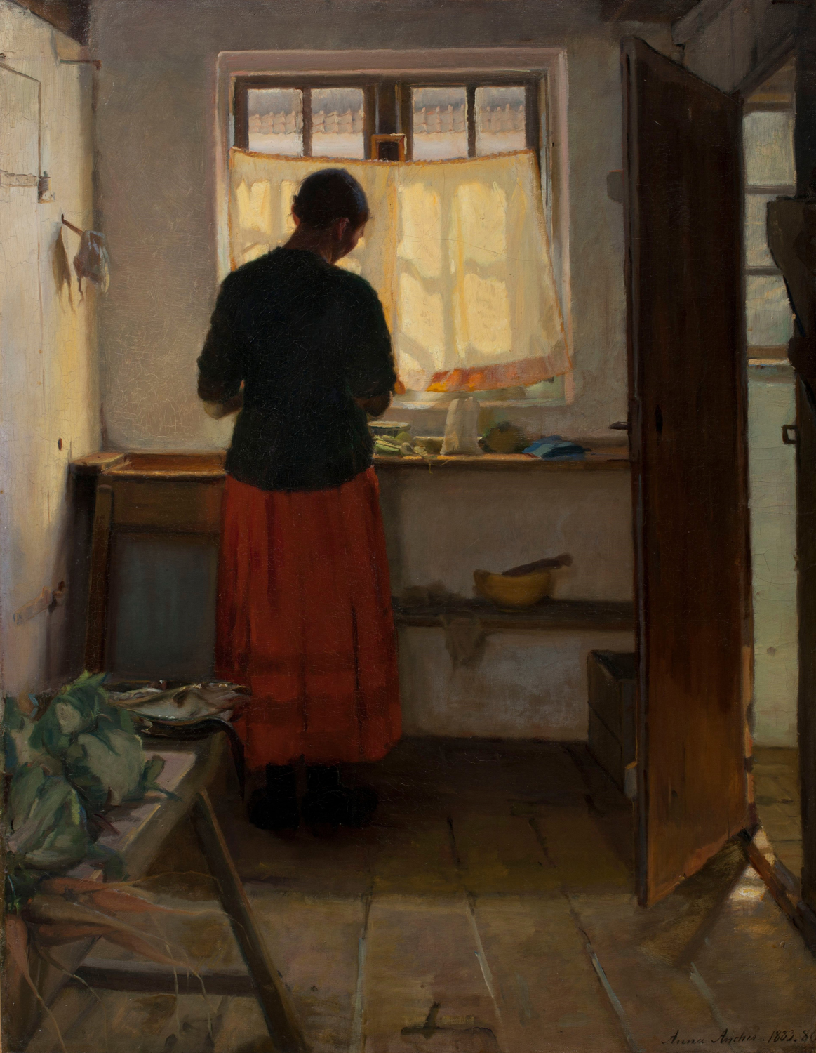 Girl in the Kitchen, c. 1883-86