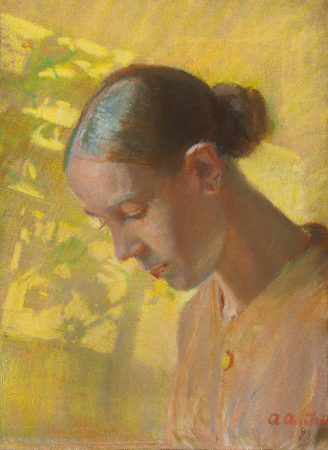 Study of a Seamstress' Head, 1890