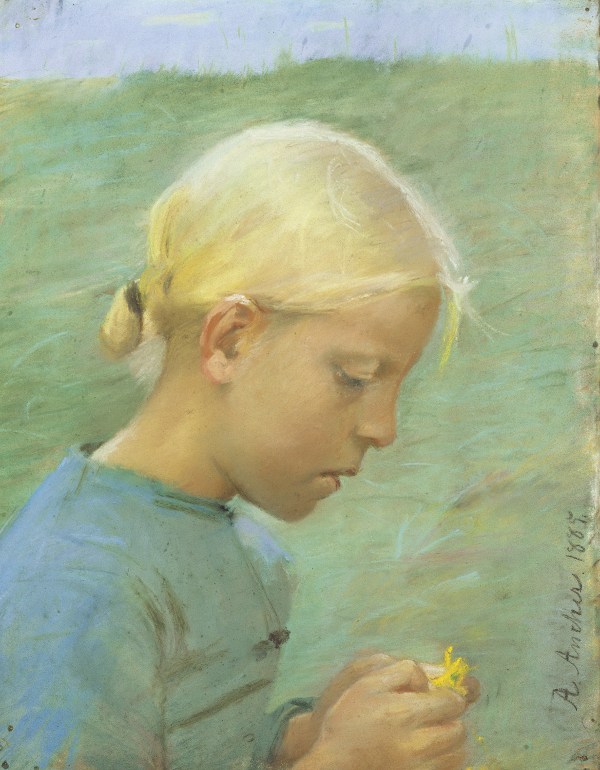 Little Girl with a Flower, 1885