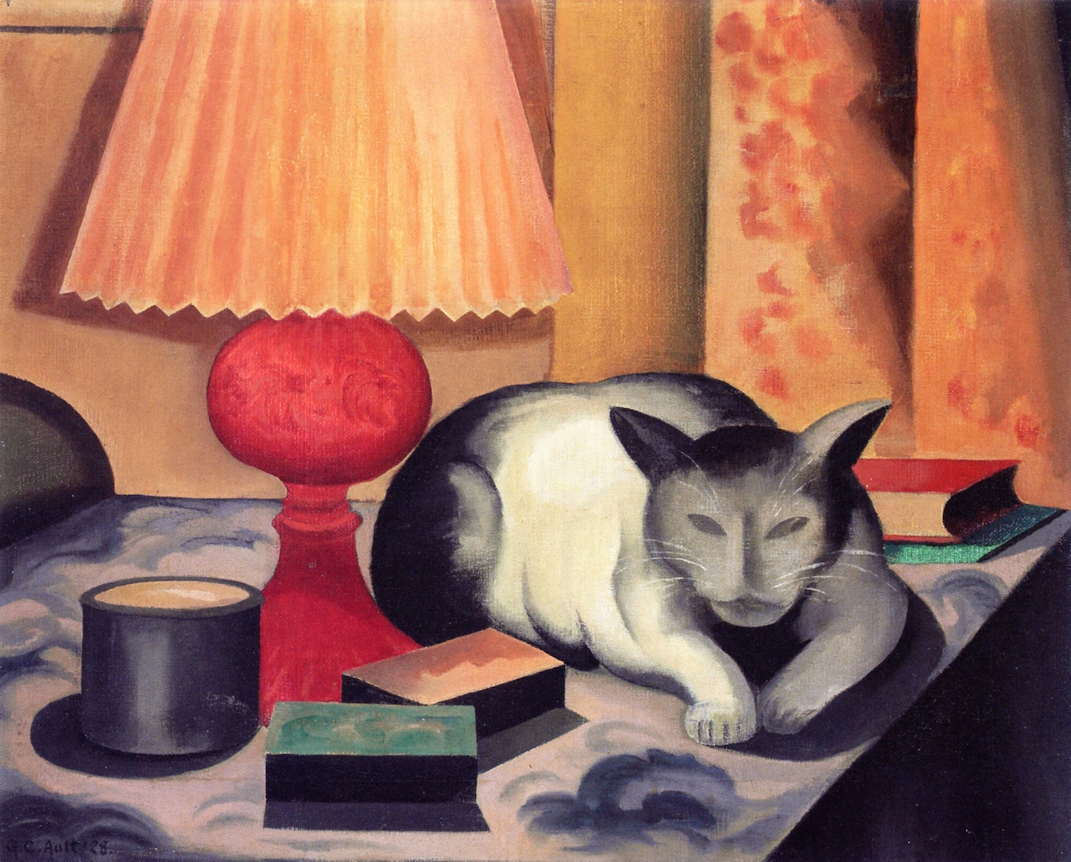 Cat and Lamp, 1928