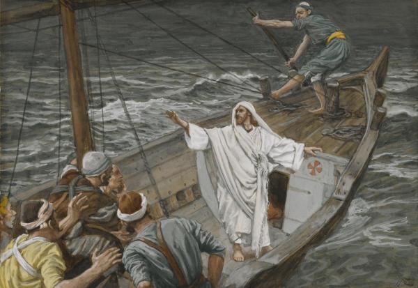 Jesus Stilling the Tempest, The Life of Our Lord Jesus Christ, 1886-1894