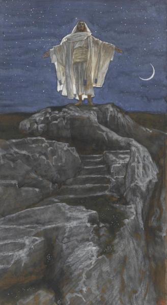 Jesus Goes Up Alone onto a Mountain to Pray, The Life of Our Lord Jesus Christ, 1886-1894