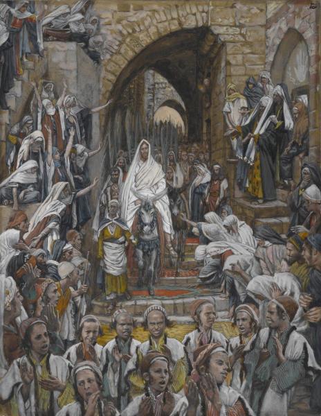The Procession in the Streets of Jerusalem, The Life of Our Lord Jesus Christ, 1886-1894