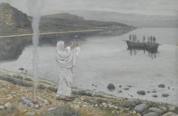 Christ Appears on the Shore of Lake Tiberias, The Life of Our Lord Jesus Christ, 1886-1894