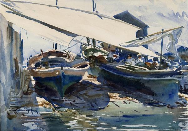 Boats Drawn Up, c. 1908
