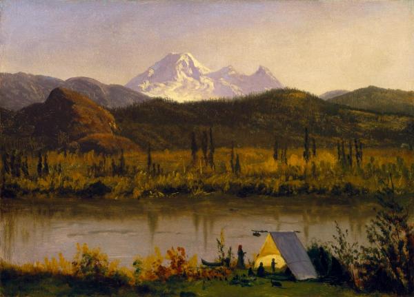 Mt. Baker, Washington, from the Frazier River, 1890
