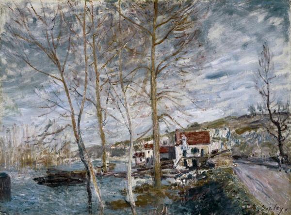 Flood at Moret, 1879