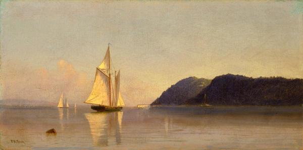Boats on the Hudson, ca. 1874-1878