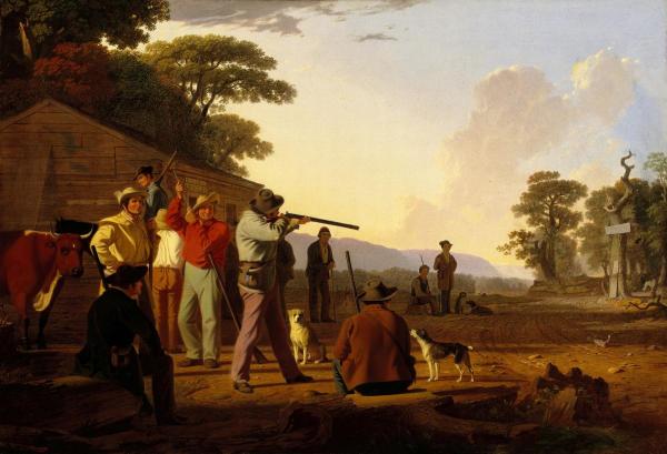 Shooting for the Beef, 1850