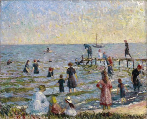 Bathing at Bellport, Long Island, 1912