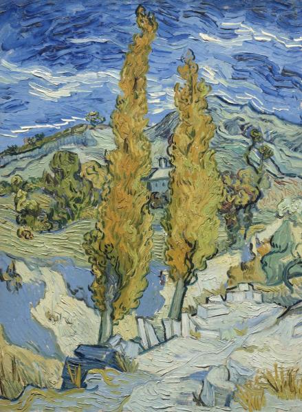 The Poplars at Saint-Remy, 1889