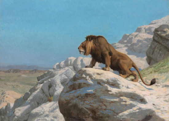 Lion on the Watch, c. 1885