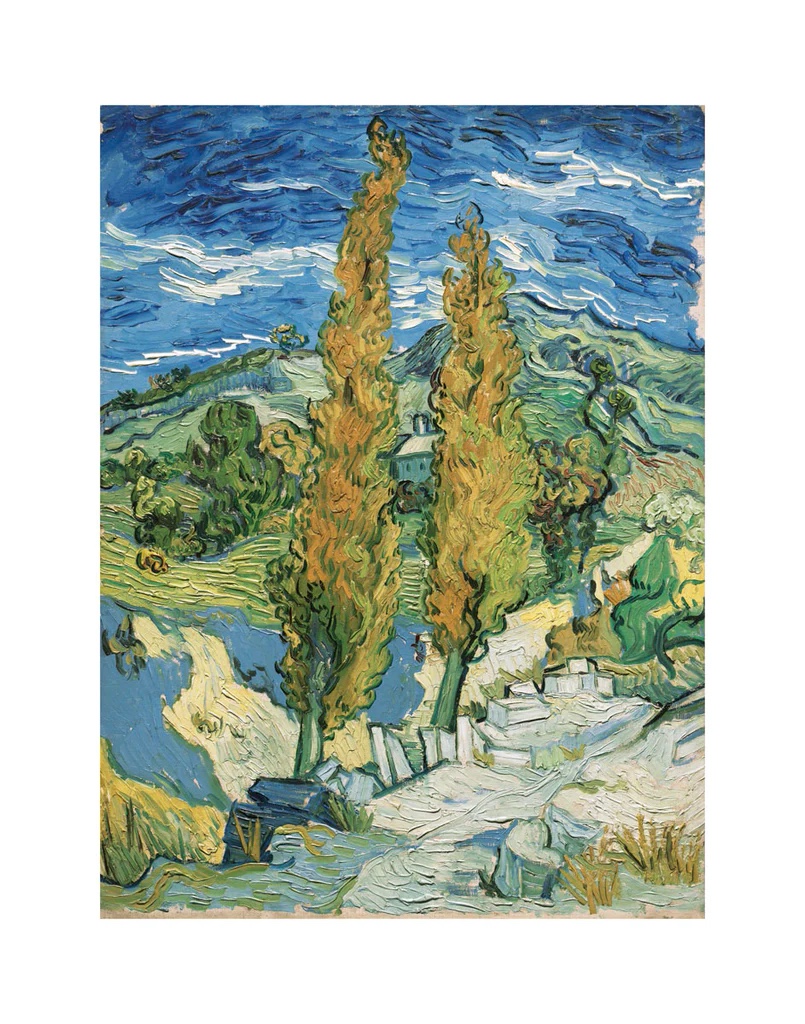 The Poplars at Saint-Remy, 1889