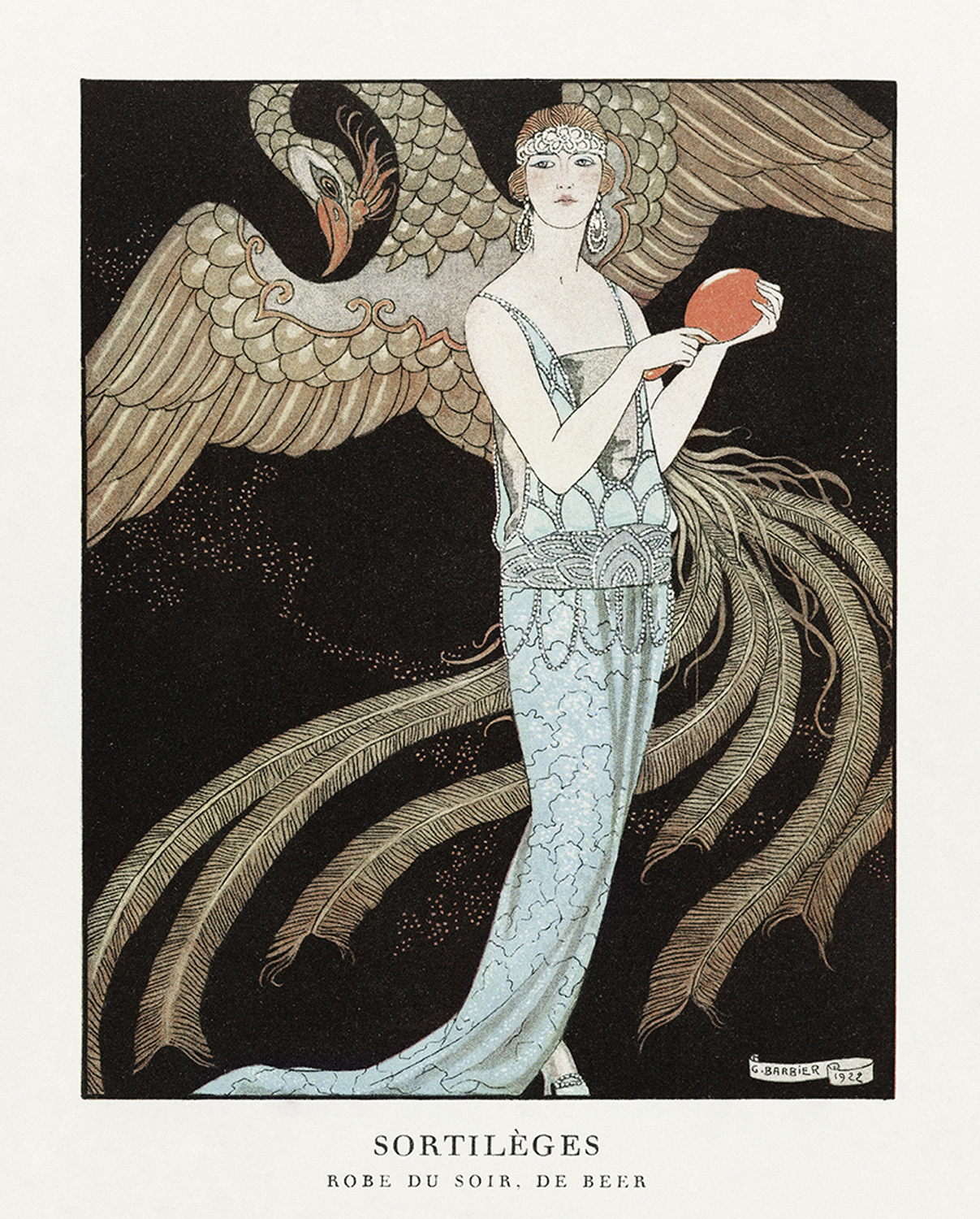 Sortileges: Evening Dress, de Beer, 1922