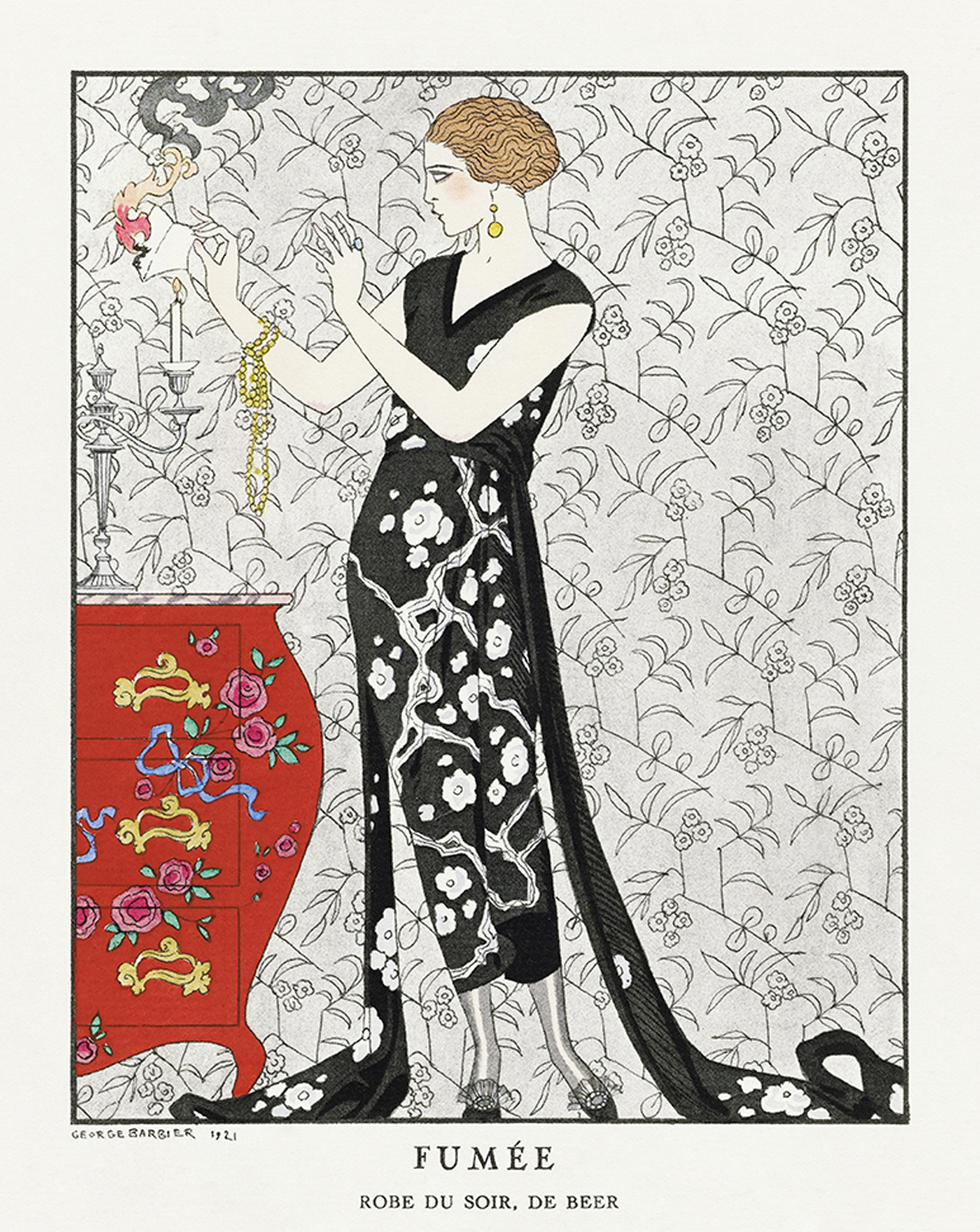 Fumee: Robe du Soir, de Beer, 1921