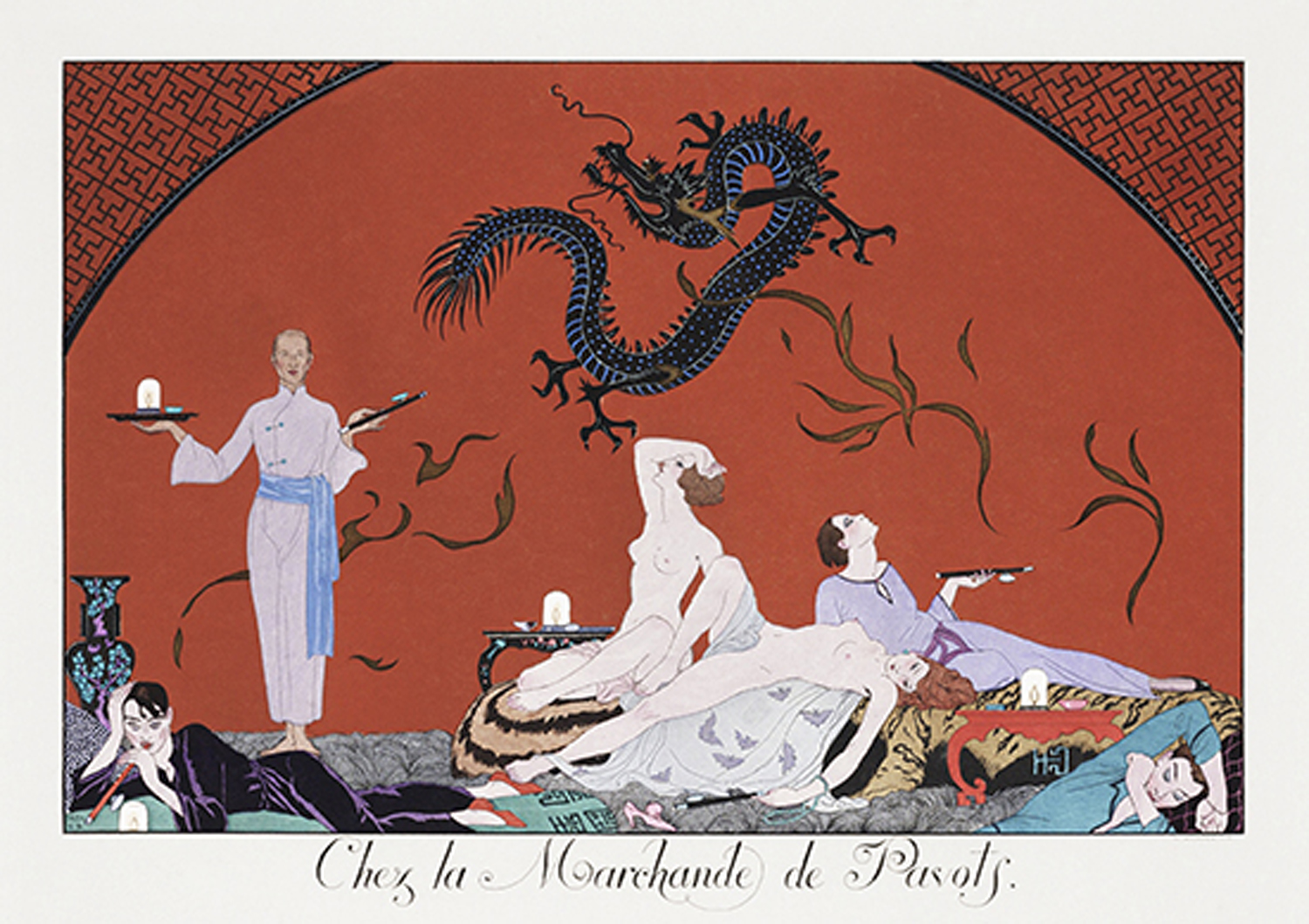 Chez la Marchande de Pavots (The Poppy Merchant), 1920